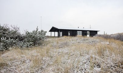 Ferienhaus im Winter in Dänemark