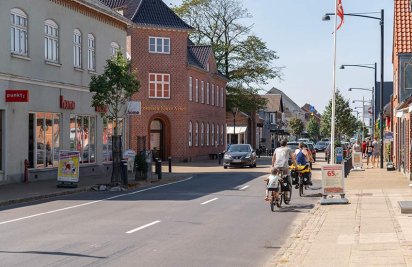 Einkaufsstrasse in Nørre Nebel