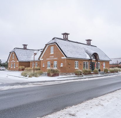 Esmark Ferienhausvermietung - Büro im Winter