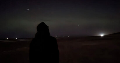 Nordlicht vejers strand Dänemark