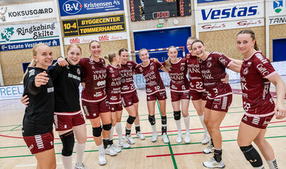 Mannschaftsfoto Ringkøbing Handball