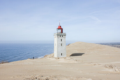 Rubjerg Knude Fyr Leuchtturm in Dänemark im Jahr 2011 vor der Versetzung