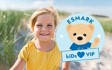 Mit Esmark KidsVIP bekommst du tolle Vorteile und Rabatte für Kinder