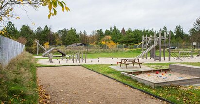 Petanquebane ved grundejerforeningen på Vester Hennesbyvej