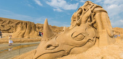 Das Internationale Sandskulpturfestival in Sondervig