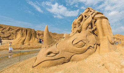 Das Internationale Sandskulpturfestival in Sondervig