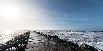 Vesterhavet på en smuk og solrig efterårsdag