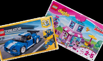 Gewinne diese Lego-Schachteln