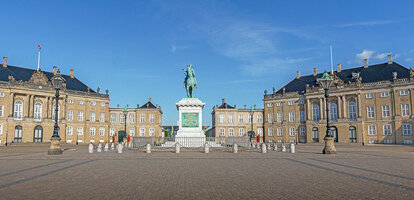 Schloss Amalienborg in Kopenhagen