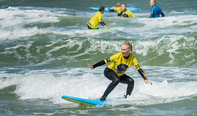 Surf på havet