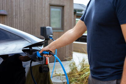 Ferienhaus mit Lademöglichkeit für Elektroautos