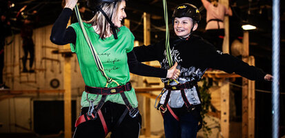Jungle Fun Kletterpark in Oksbøl bei Blåvand