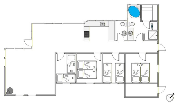 Ferienhaus 20061 in Sydskrænten 29, Jegum Ferieland - Bild #5