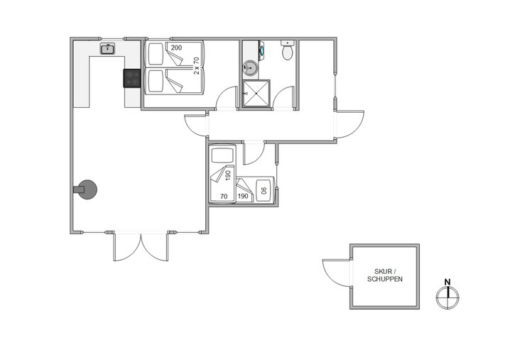 Ferienhaus 20140 in Fyrrelunden 6, Jegum Ferieland - Bild #13