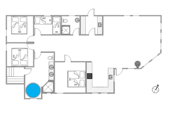 Ferienhaus 20143 in Hindbærvangen 9, Jegum Ferieland - Bild #41