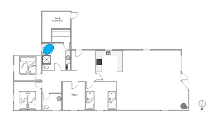 Ferienhaus 20153 in Fyrrelunden 4, Jegum Ferieland - Bild #13