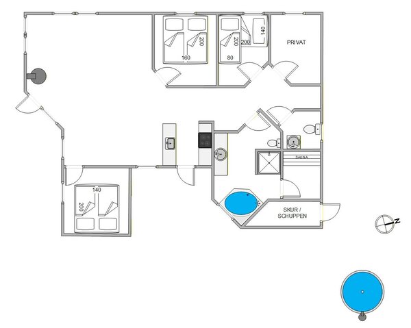 Ferienhaus 20164 in Egelunden 21, Jegum Ferieland - Bild #13