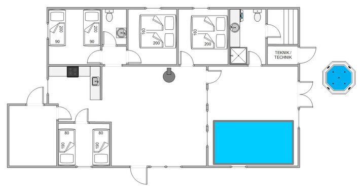 Ferienhaus 20191 in Blomstervangen 37, Jegum Ferieland - Bild #13