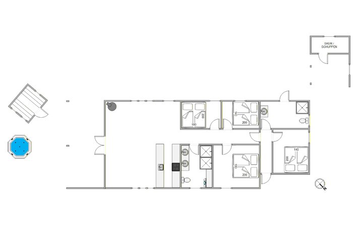 Ferienhaus 20197 in Blomstervangen 136, Jegum Ferieland - Bild #5
