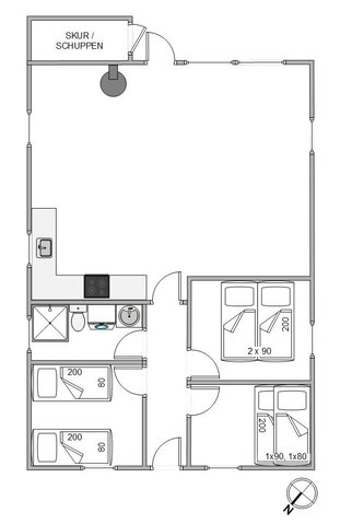 Sommerhus 20199 på Nøddehaven 61, Jegum Ferieland - Billede #13