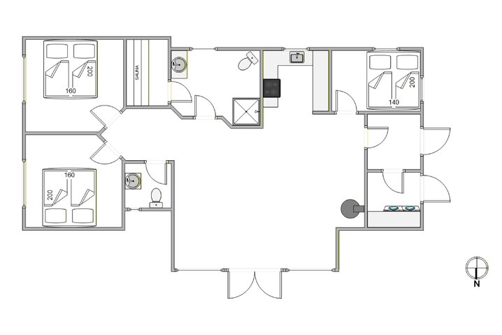 Ferienhaus 20214 in Enebærvangen 18, Jegum Ferieland - Bild #13