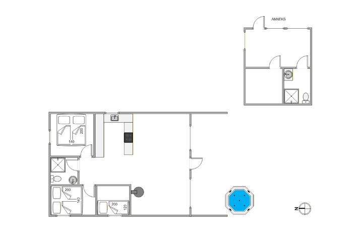 Ferienhaus 20228 in Rønnebærvangen 8, Jegum Ferieland - Bild #0