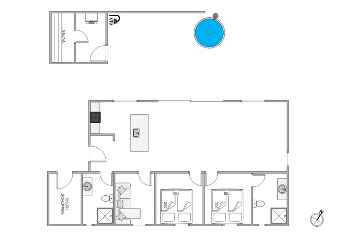 Ferienhaus 20241 in Nøddehaven 54, Jegum Ferieland - Bild #13