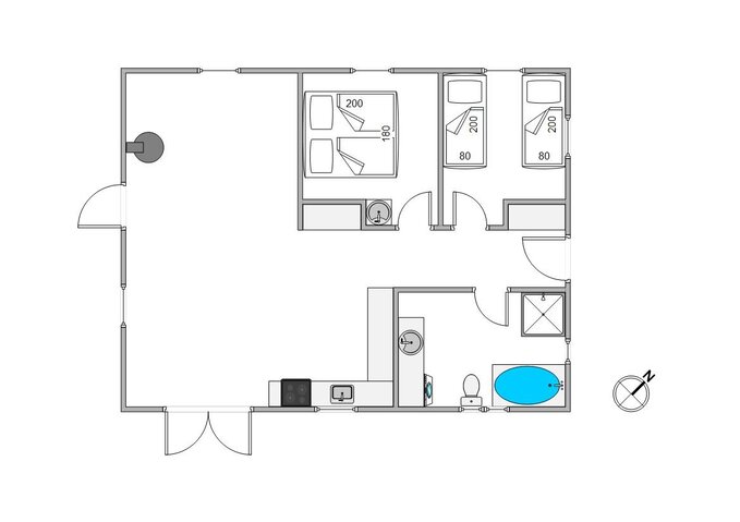 Ferienhaus 20245 in Fyrrelunden 67, Jegum Ferieland - Bild #13