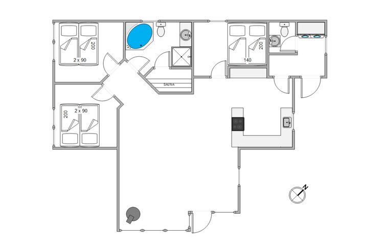 Sommerhus 20250 på Blomstervangen 47, Jegum Ferieland - Billede #13