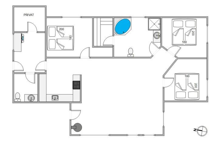 Ferienhaus 20299 in Fyrrelunden 39, Jegum Ferieland - Bild #13