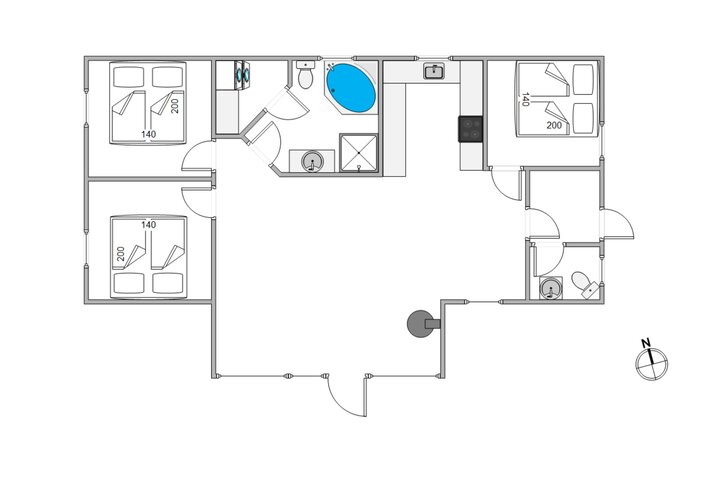 Sommerhus 20301 på Enebærvangen 15, Jegum Ferieland - Billede #13