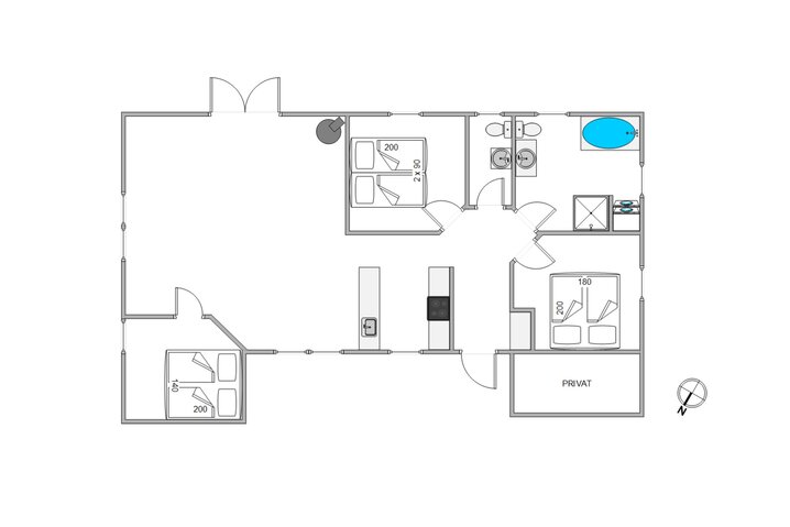 Ferienhaus 20310 in Blomstervangen 115, Jegum Ferieland - Bild #13