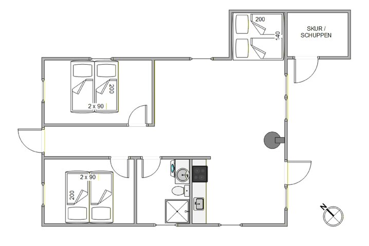 Ferienhaus 20318 in Hybenvangen 20, Jegum Ferieland - Bild #13