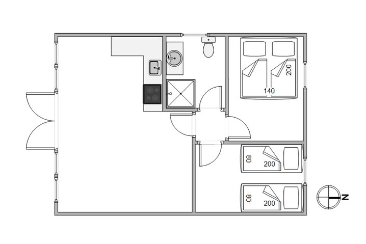 Ferienhaus 20319 in Fyrrelunden 58, Jegum Ferieland - Bild #13