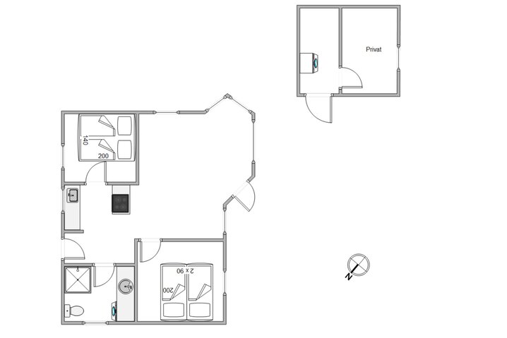 Ferienhaus 20327 in Blomstervangen 12, Jegum Ferieland - Bild #13