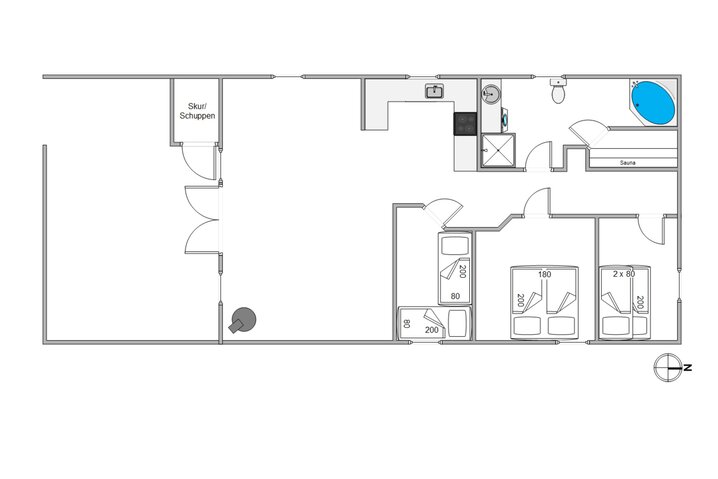 Ferienhaus 20363 in Blomstervangen 41, Jegum Ferieland - Bild #13