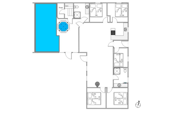 Ferienhaus 20369 in Birkelunden 32, Jegum Ferieland - Bild #13