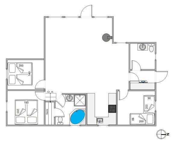 Ferienhaus 20370 in Brombærvangen 18, Jegum Ferieland - Bild #13