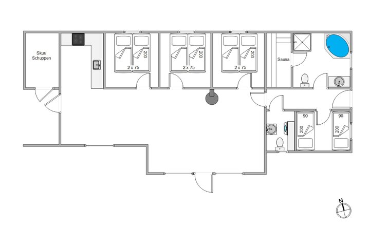 Sommerhus 20396 på Fyrrelunden 23, Jegum Ferieland - Billede #13