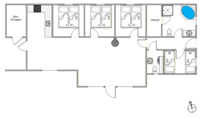 Sommerhus 20396 på Fyrrelunden 23, Jegum Ferieland - Billede #13