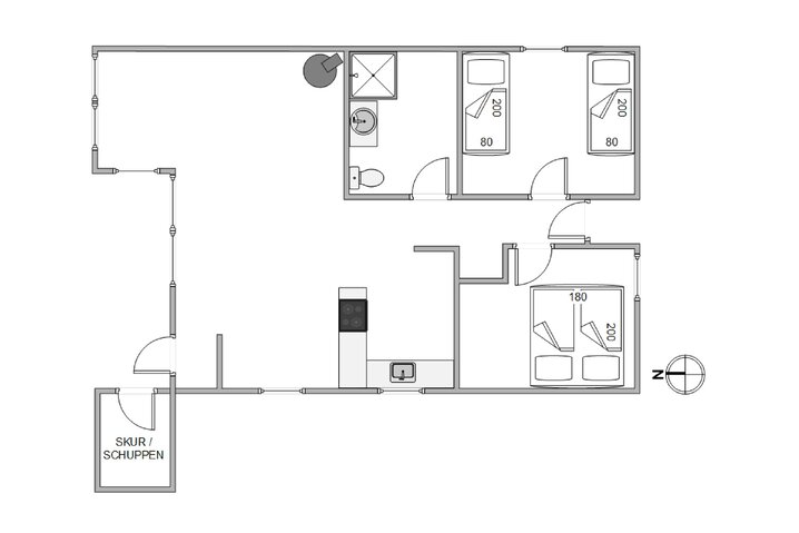 Ferienhaus 20419 in Brombærvangen 14, Jegum Ferieland - Bild #13