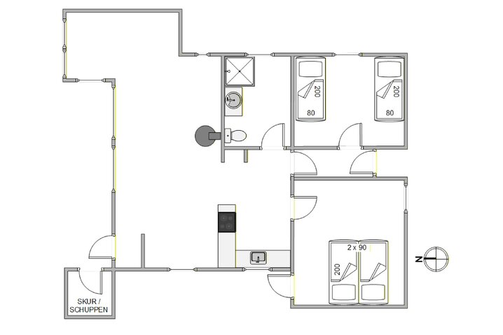 Ferienhaus 20419 in Brombærvangen 14, Jegum Ferieland - Bild #13