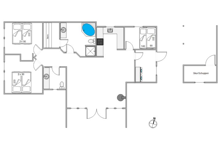 Sommerhus 20438 på Blomstervangen 132, Jegum Ferieland - Billede #13