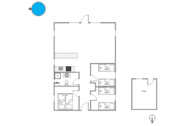 Ferienhaus 20450 in Nordskrænten 35, Jegum Ferieland - Bild #13