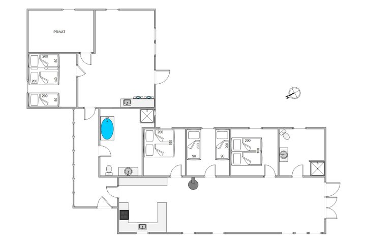 Ferienhaus 20466 in Enebærvangen 19, Jegum Ferieland - Bild #13