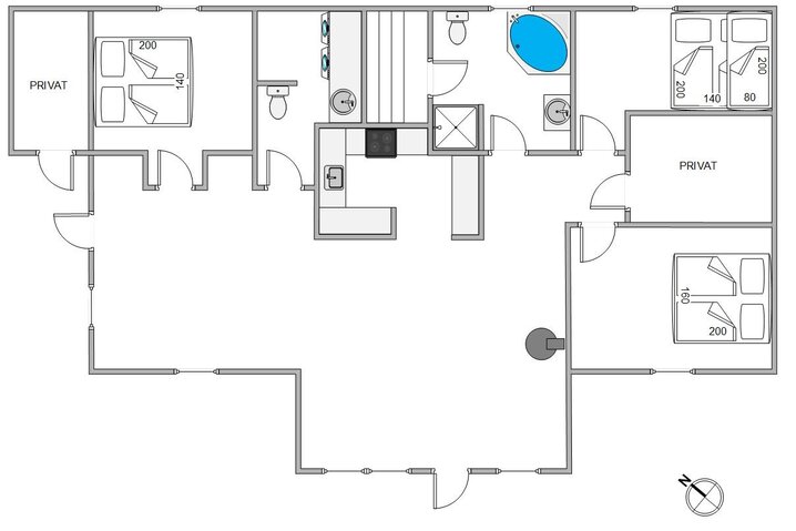 Ferienhaus 20486 in Blomstervangen 18, Jegum Ferieland - Bild #5