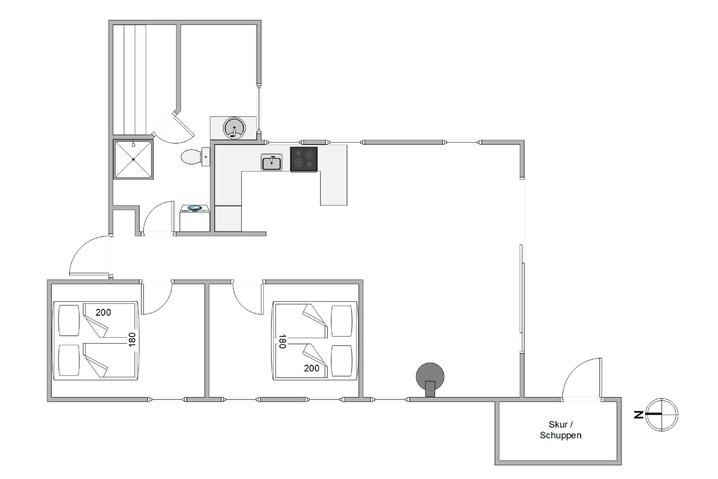 Ferienhaus 20563 in Nordskrænten 74, Jegum Ferieland - Bild #13