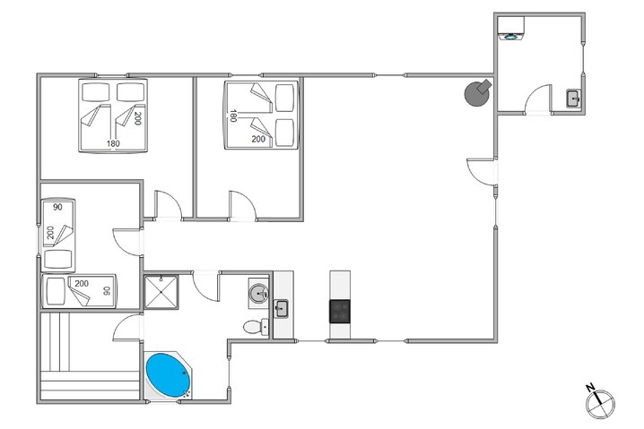 Ferienhaus 20647 in Sydskrænten 14, Jegum Ferieland - Bild #13