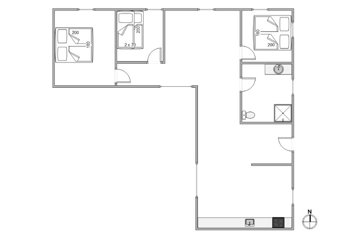 Sommerhus 20653 på Hybenvangen 1, Jegum Ferieland - Billede #0