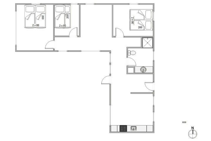Ferienhaus 20653 in Hybenvangen 1, Jegum Ferieland - Bild #13
